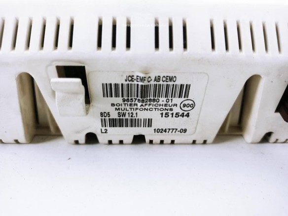 9657882880 DISPLAY CITROEN C5 II (RC_) |Desguaces La Cabaña