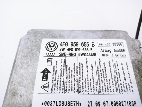 4F0959655B CENTRALITA AIRBAG AUDI A6 Allroad (4FH, C6) |Desguaces La Cabaña