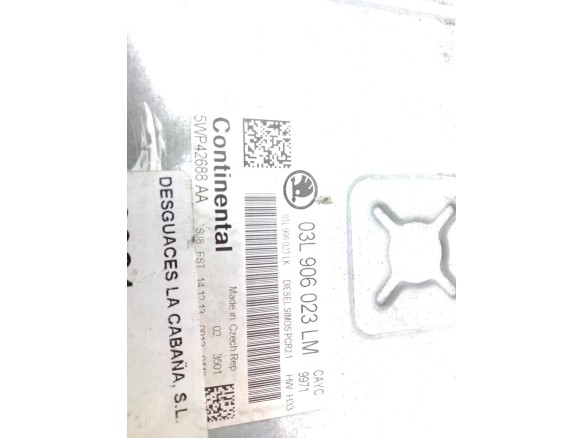 03L906023LM CENTRALITA MOTOR SKODA RAPID (NH3) |Desguaces La Cabaña
