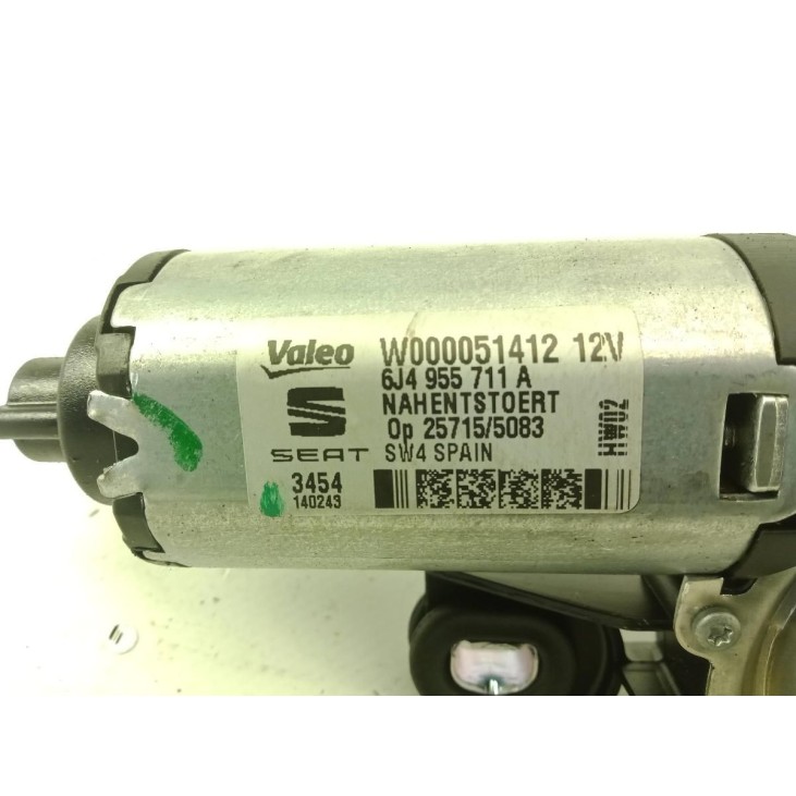 6J4955711A MOTOR LIMPIAPARABRISAS TRA SEAT IBIZA IV ST (6J8, 6P8) |Desguaces La Cabaña