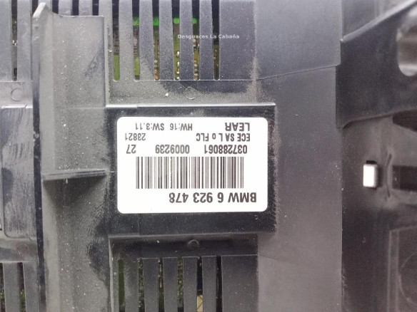 6923478, CONMUTADOR LUCES BMW 3 (E46) |Desguaces La Cabaña