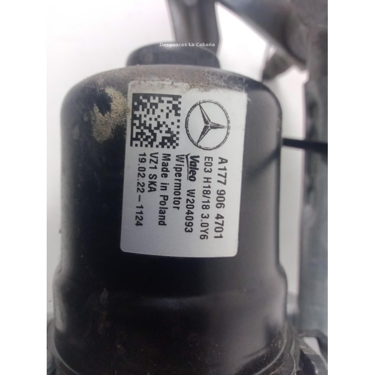 A1778203501002 MOTOR LIMPIAPARABRISAS DEL MERCEDES BENZ CLASE A (W177) |Desguaces La Cabaña