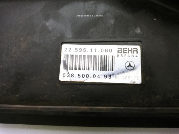 ELECTROVENTILADOR MERCEDES BENZ VITO Furgón (638) |Desguaces La Cabaña