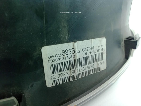9665983980, CUADRO INSTRUMENTOS FIAT SCUDO (270_, 272_) |Desguaces La Cabaña