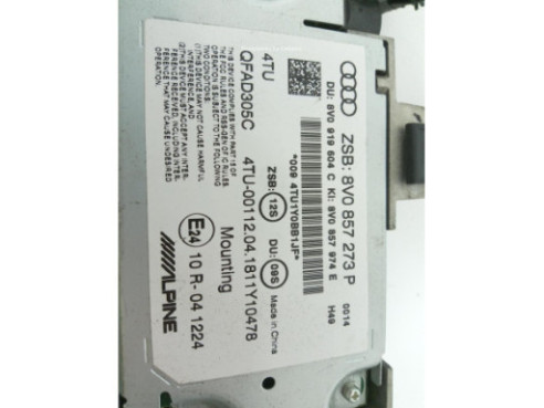  8V0857273P PANTALLA MULTIMEDIA AUDI A3 (8V1, 8VK) |Desguaces La Cabaña