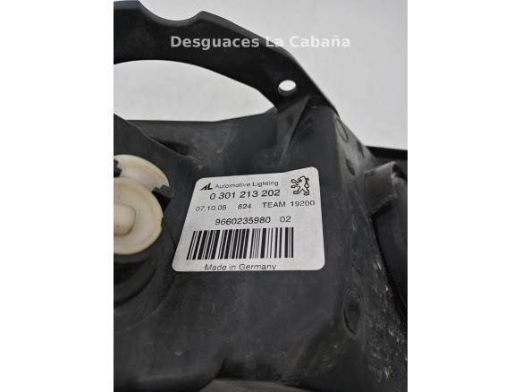 9660235980 FARO DERECHO PEUGEOT 407 (6D_) |Desguaces La Cabaña