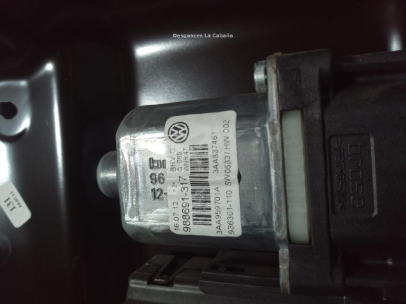 ELEVALUNAS PUERTA LAT DEL IZQ VW PASSAT (3C2) |Desguaces La Cabaña