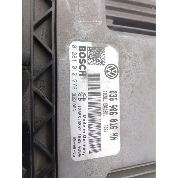 03G906016HN CENTRALITA MOTOR VW CADDY III Furgón (2KA, 2KH, 2CA, 2CH) |Desguaces La Cabaña