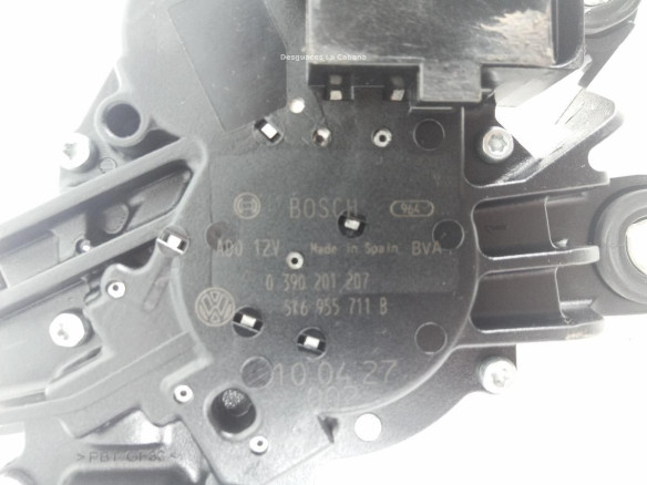 5K6955711B MOTOR LIMPIAPARABRISAS TRA VW POLO (6R1, 6C1) |Desguaces La Cabaña