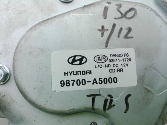 98700A5000 MOTOR LIMPIAPARABRISAS TRA HYUNDAI i30 (GD) |Desguaces La Cabaña