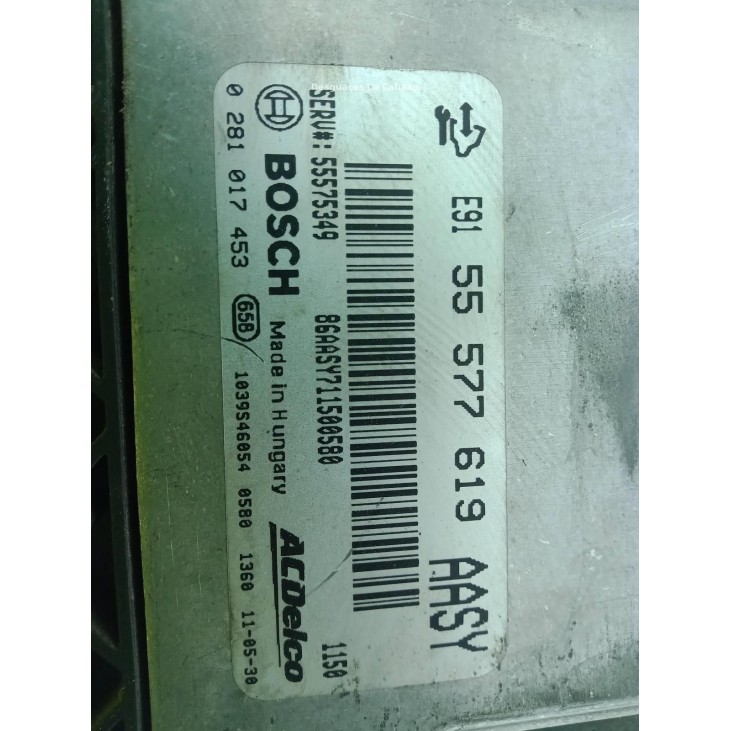 55577619AASY CENTRALITA MOTOR OPEL INSIGNIA A (G09) |Desguaces La Cabaña