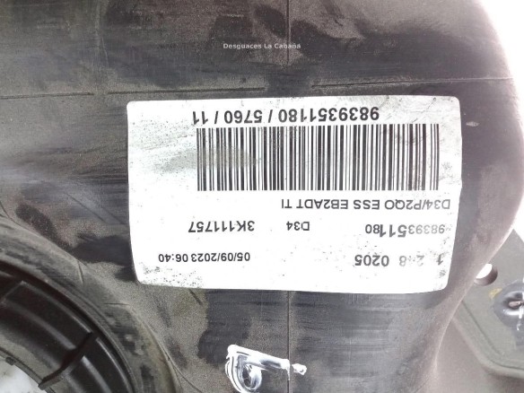 9839351180 DEPOSITO COMBUSTIBLE OPEL MOKKA |Desguaces La Cabaña