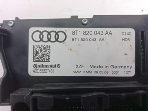 8T1820043AA MANDO CLIMA AUDI A5 (8T3) |Desguaces La Cabaña