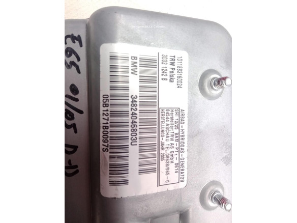 34824046803U AIRBAG PUERTA LAT DEL DER BMW 7 (E65, E66, E67) |Desguaces La Cabaña