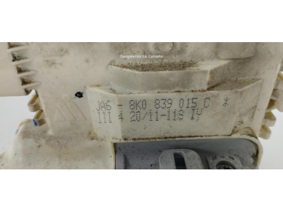 8K0839015C CERRADURA PUERTA LAT TRA IZQ AUDI A5 (8T3) |Desguaces La Cabaña