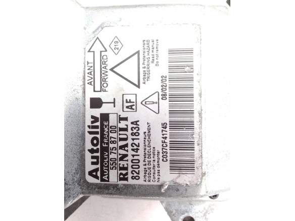 8200142183A, CENTRALITA AIRBAG RENAULT LAGUNA II (BG0/1_) |Desguaces La Cabaña