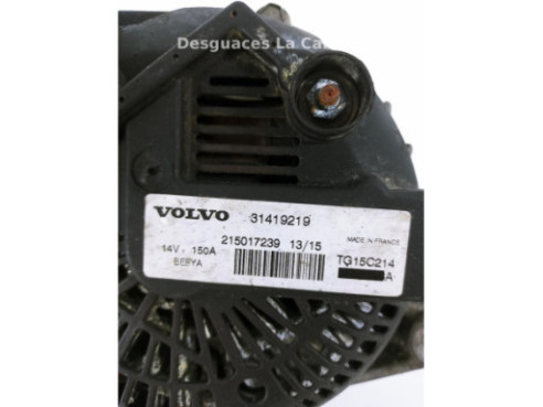 31419219 215017239 ALTERNADOR VOLVO V40 Fastback (525, 526) |Desguaces La Cabaña