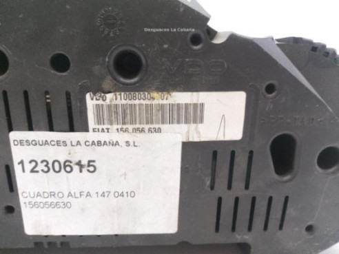 156056630, CUADRO INSTRUMENTOS ALFA ROMEO 147 (937_) |Desguaces La Cabaña