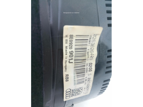 8K0920901J, CUADRO INSTRUMENTOS AUDI A4 (8EC, B7) |Desguaces La Cabaña