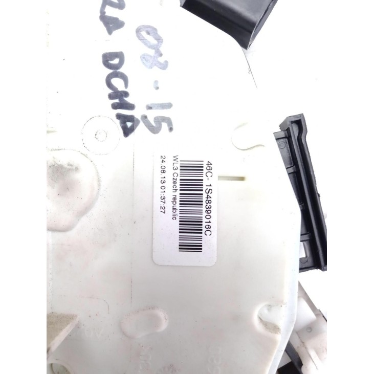 1S4839016C CERRADURA PUERTA LAT TRA DER SKODA SUPERB II (3T4) |Desguaces La Cabaña