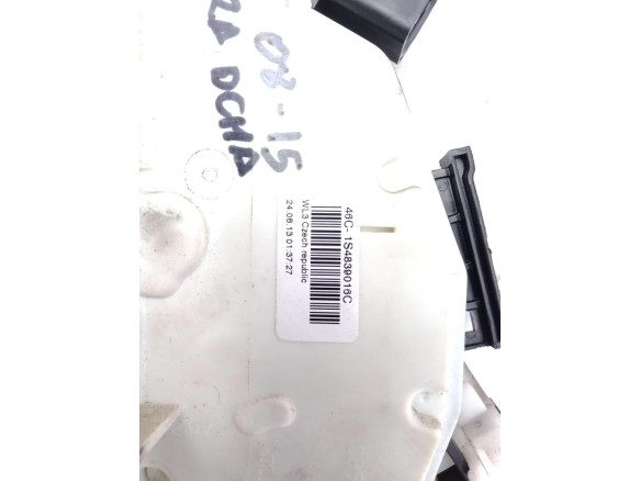 1S4839016C CERRADURA PUERTA LAT TRA DER SKODA SUPERB II (3T4) |Desguaces La Cabaña