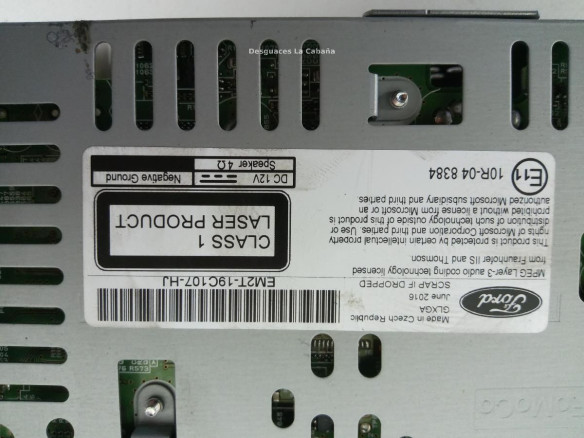  EM2T19C107HJ MODULO RADIO FORD USA EDGE |Desguaces La Cabaña