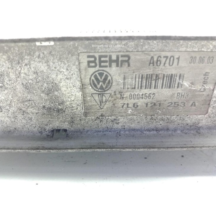 7L6121253A RADIADOR AGUA VW TOUAREG (7LA, 7L6, 7L7) |Desguaces La Cabaña