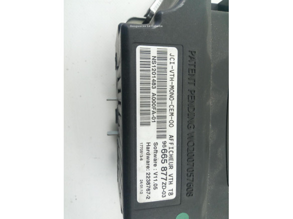 96665877ZD MODULO ELECTRONICO 3 PEUGEOT 3008 Limusina (0U_) |Desguaces La Cabaña