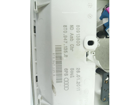 8T0947135B PLAFON DEL AUDI A5 (8T3) |Desguaces La Cabaña