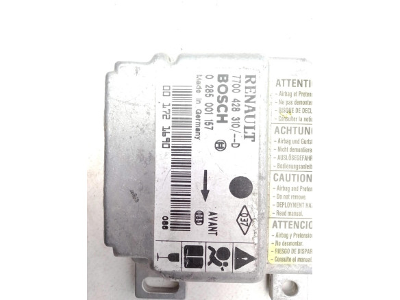 7700428310D, CENTRALITA AIRBAG RENAULT CLIO II (BB_, CB_) |Desguaces La Cabaña