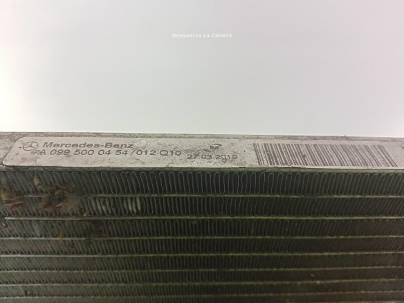 A0995000454 RADIADOR AIRE ACONDICIONADO MERCEDES BENZ CLASE E (W213) |Desguaces La Cabaña