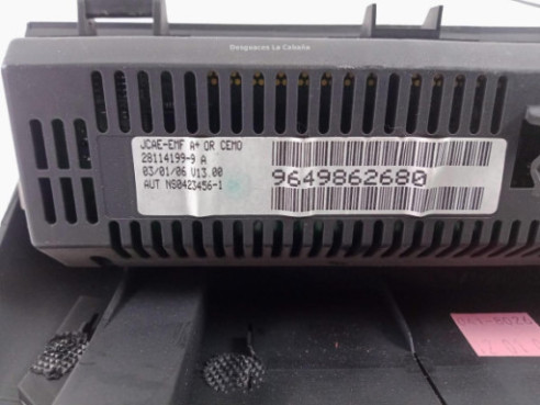 9649862680 DISPLAY PEUGEOT 307 (3A/C) |Desguaces La Cabaña