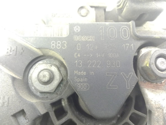 13222930 ALTERNADOR OPEL CORSA D (S07) |Desguaces La Cabaña