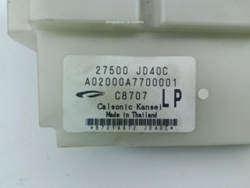 27500JD40C MANDO CLIMA NISSAN QASHQAI / QASHQAI +2 I (J10, JJ10) |Desguaces La Cabaña
