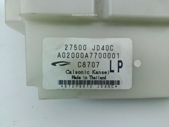 27500JD40C MANDO CLIMA NISSAN QASHQAI / QASHQAI +2 I (J10, JJ10) |Desguaces La Cabaña