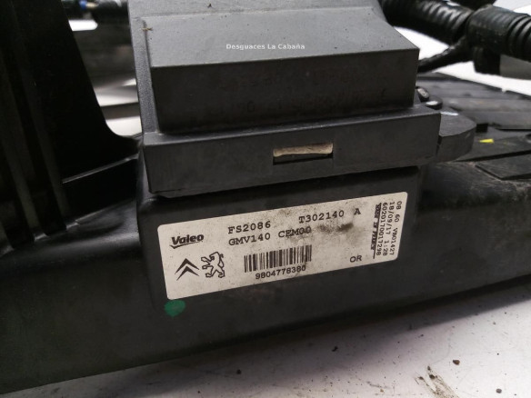9804778380 ELECTROVENTILADOR PEUGEOT 508 |Desguaces La Cabaña