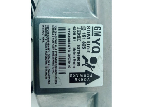 R1V4G08A7S7, 13191825 CENTRALITA AIRBAG OPEL ASTRA H (A04) |Desguaces La Cabaña