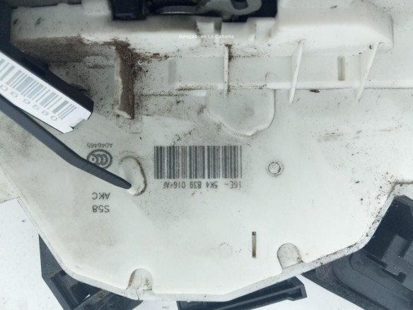 5K4839016AF CERRADURA PUERTA LAT TRA DER SEAT LEON (5F1) |Desguaces La Cabaña