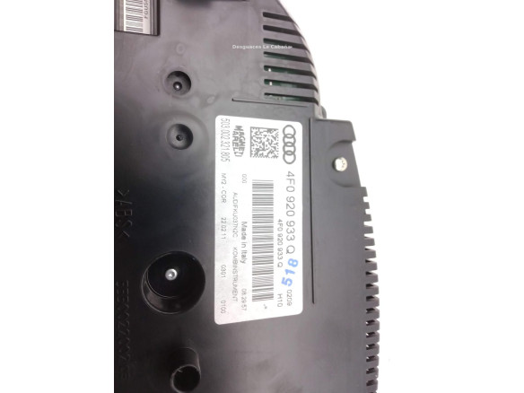 4F0920933Q CUADRO INSTRUMENTOS AUDI A6 Allroad (4FH, C6) |Desguaces La Cabaña