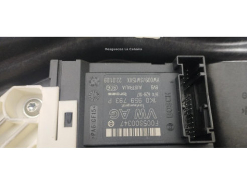 1K0959793P ELEVALUNAS PUERTA LAT DEL IZQ VW PASSAT CC (357) |Desguaces La Cabaña