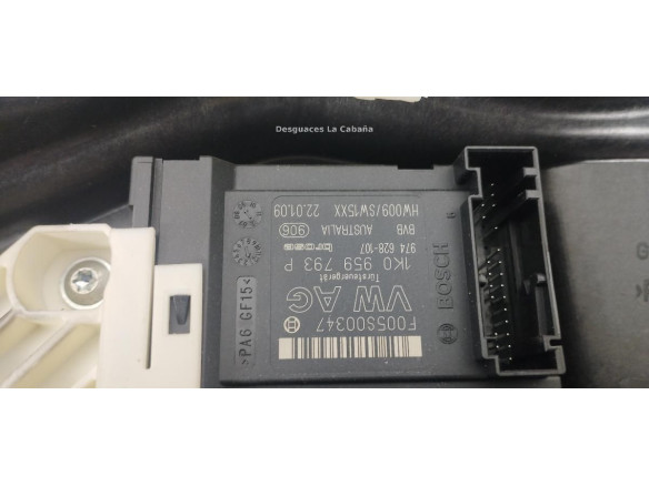 1K0959793P ELEVALUNAS PUERTA LAT DEL IZQ VW PASSAT CC (357) |Desguaces La Cabaña