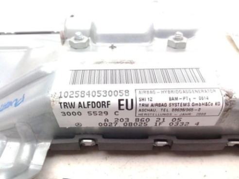 A2038602105 AIRBAG PUERTA LAT DEL IZQ MERCEDES BENZ CLASE CLC (CL203) |Desguaces La Cabaña