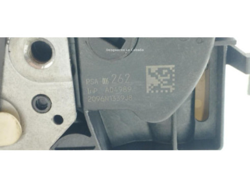 006262, 9800626280 CERRADURA PUERTA LAT TRA IZQ PEUGEOT 508 |Desguaces La Cabaña