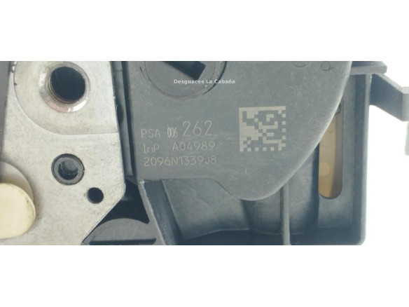 006262, 9800626280 CERRADURA PUERTA LAT TRA IZQ PEUGEOT 508 |Desguaces La Cabaña
