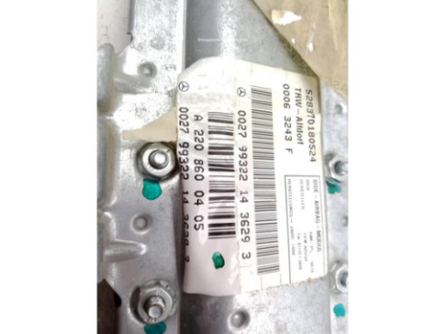 A2208600405 AIRBAG PUERTA LAT TRA DER MERCEDES BENZ CLASE S (W220) |Desguaces La Cabaña