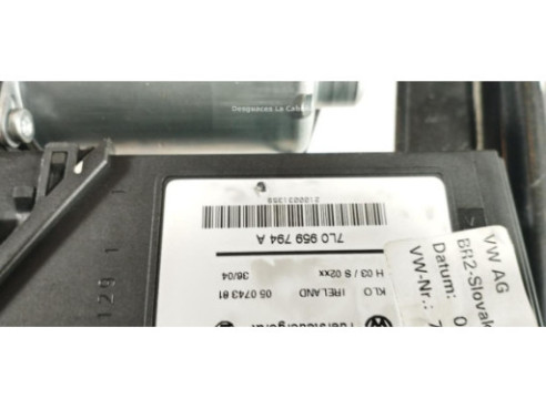 7L0959704A ELEVALUNAS PUERTA LAT TRA DER PORSCHE CAYENNE (9PA) |Desguaces La Cabaña