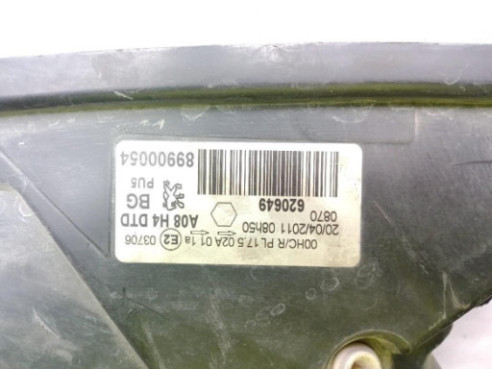 89900054 FARO DERECHO PEUGEOT 1007 (KM_) |Desguaces La Cabaña