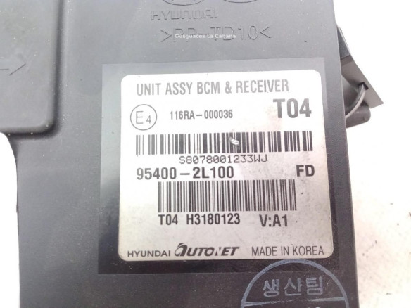  954002L100 CENTRALITA MOTOR HYUNDAI i30 (FD) |Desguaces La Cabaña
