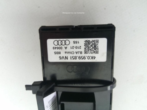 4K0959851NV6 MANDO ELEVALUNAS PUERTA LAT DEL IZQ AUDI A6 (4A2, C8) |Desguaces La Cabaña