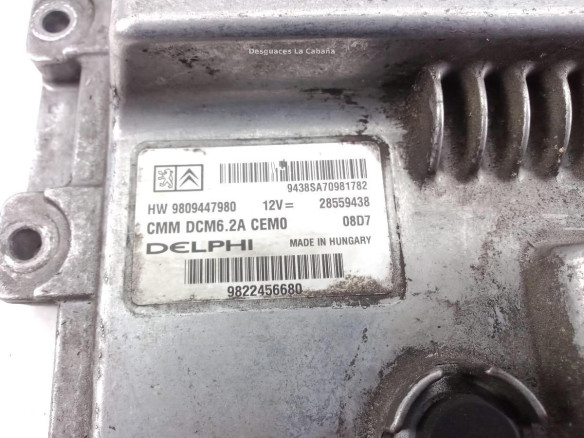 9809447980 MODULO ELECTRONICO 5 CITROEN C4 Grand Picasso II |Desguaces La Cabaña